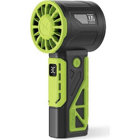 Tragbarer Turboventilator mit 100 einstellbaren Geschwindigkeitsstufen für den Außeneinsatz, Hochgeschwindigkeitsventilator, schnelle und leise Kühlung für Arbeit und Studium. (1/5)
