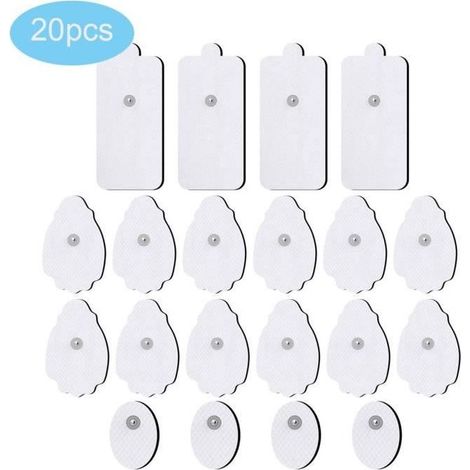 Online Store - 20 électrodes compatibles avec les électrostimulation EMS/TENS - Accessoires pour électrostimulateur (1/4)