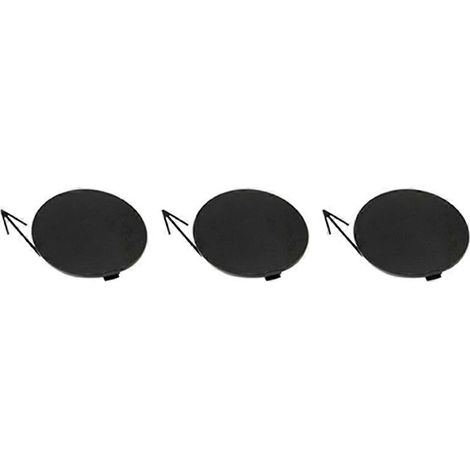 Set mit 3 schwarzen Abdeckungen für die Abschleppöse an der hinteren Stoßstange 85071BR00A für Nissan Qashqai J10 2007-2014 (1/5)
