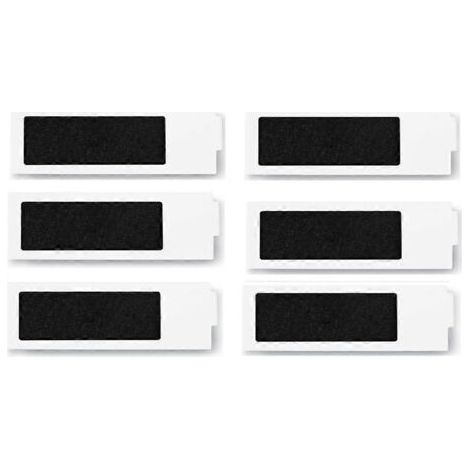 Lot de 6 filtres HEPA pour aspirateurs robots Ecovacs Deebot T20/T20MAX/T20PRO/X1 OMNI/T10 Omni/Turbo - Pièces de rechange (1/5)