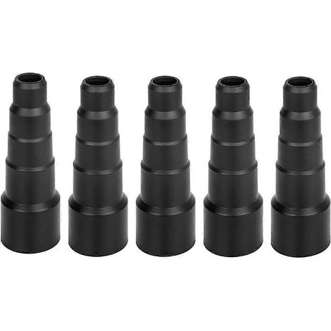 Adaptateur universel pour tuyau d'aspirateur 50/42/34/30/23 mm, en caoutchouc souple noir, rond, pour une utilisation à sec ou humide. (1/5)