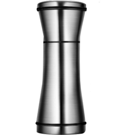 Moulin à Sel et Poivre - Acier Inoxydable - Moulure Réglable en Céramique - Design Moderne - Lot de 2 (1/5)