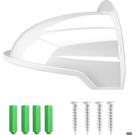 Housse Protection ABS Caméra Surveillance - Résistante Pluie Soleil Poussière - Compatible Caméras Bullet et Dôme - Blanc - 1 Pièce (1/4)