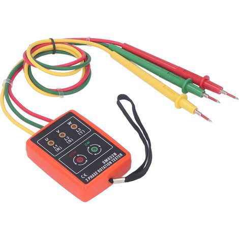 Testeur de Phase SM852B - Détecteur de Rotation de Phase pour Courant Alternatif et Tension (1/5)