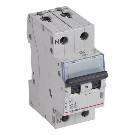 Disjoncteur TX3 6kA-CP + N 40A