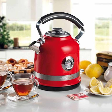 Ariete 2854 Moderna Bollitore Elettrico 1,7 L 2000W Base Cordless 360° Autospegnimento colore Rosso