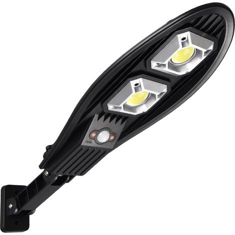 Solarbetriebene Außenstraßenleuchten, 60 LEDs mit ferngesteuertem Bewegungsmelder, 3 Erfassungsmodi, Schutzart IP65 (wasserdicht), solarbetriebene Sicherheitswandleuchten für den Außenbereich (1/5)