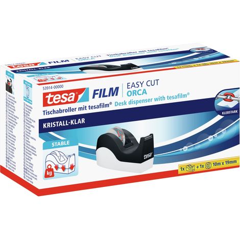 tesa Easy Cut® Tischabroller ORCA - rutschfest, einfache Handhabung, sauberer Schnitt (1/5)