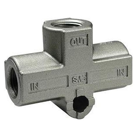 Vanne d'arrêt, SMC, Rc 1/8, 10 bar ( Prix pour 1 )