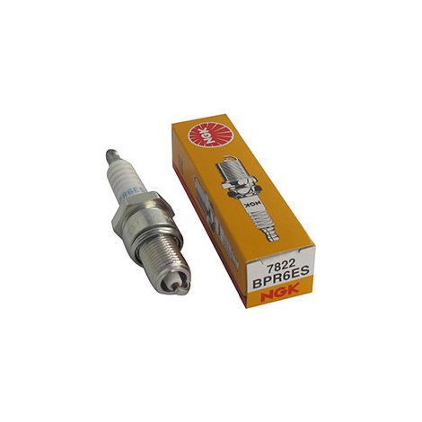 Candela di accensione NGK BPR6ES. Equivalente Champion RN9YC, CHRN9YC, Tashima 2209856, Nippondenso W20EKPRS11.