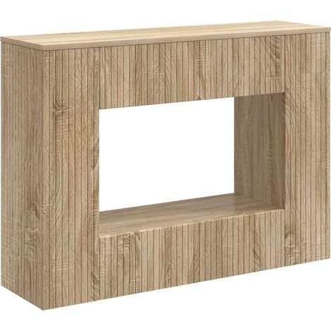 Mesa Consola Roble Sonoma 101 x 29 x 74 cm Madera de ingeniería vidaXL
