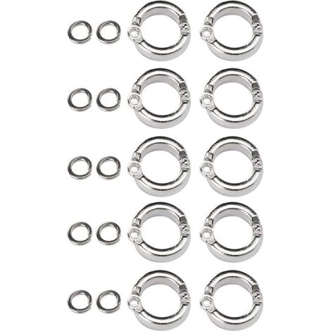 Anneau D'Entraînement Pour Perruche En Alliage, Bague De Patte Pour Oiseaux D'Extérieur, Numéro 6 (1/4)