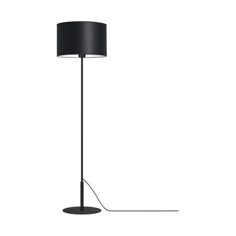 Lampadaire noir abat-jour mat E27 15W Arden Luminex