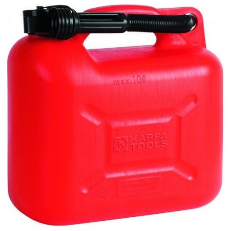 FPLUS bidon gasolina 10 litros , Bidon apto para gasolina y otros combustibles.