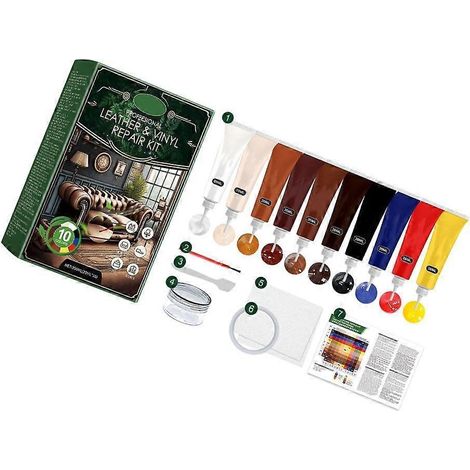Kit de réparation et de restauration des rayures pour cuir