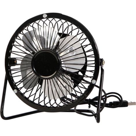 Ventilateur De Bureau USB - Ventilateur Portable Rechargeable 15 cm - Pour Bureau Maison Voiture Camping - 1 Pièce (1/5)