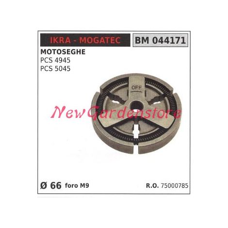 Frizione completa IKRA motore motosega PCS 4945 5045 Ø66 044171