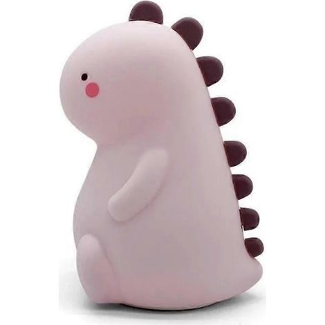 Lampe d'allaitement mignonne Pat Light Dinosaure Veilleuse en silicone pour étudiants, dortoir et bureau avec veilleuse intégrée pour nourrir bébé au chevet