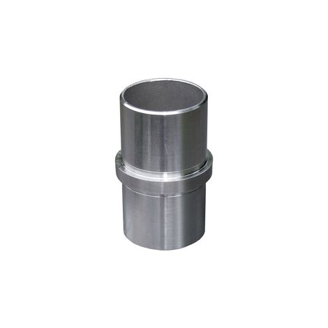 [QUALITE FRANCAISE] - Connecteur droit effet arrondi pour tube Ø48,3mm - Longueur du manchon 55mm - Inox 304 - À coller (1/2)