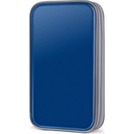 Range CD, Pochette CD en plastique dur DVD/VCD Range CD 80 PCS Housse CD Classeur CD Pochette pour disque CD Boite CD Bleu (1/4)