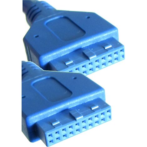 BeMatik - Câble USB 3.0 HS20 HS20 femelle à femelle 50cm (1/2)