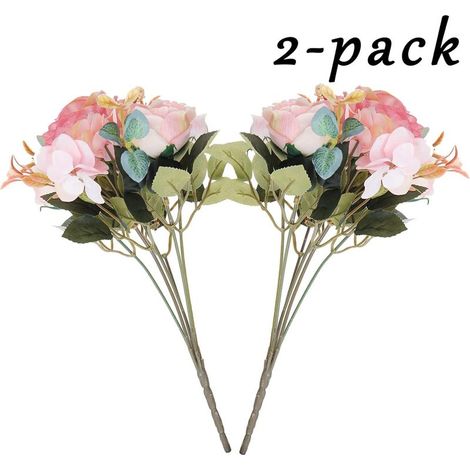 Bouquets de pivoines artificielles, fleurs artificielles pour la mariée-Online Store (1/4)