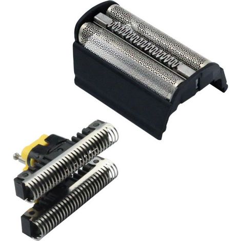 Ersatzscherköpfe für Elektrorasierer. Passend für Braun 31B, SB505, 31S, Scherfolie + Klingen. (1/5)