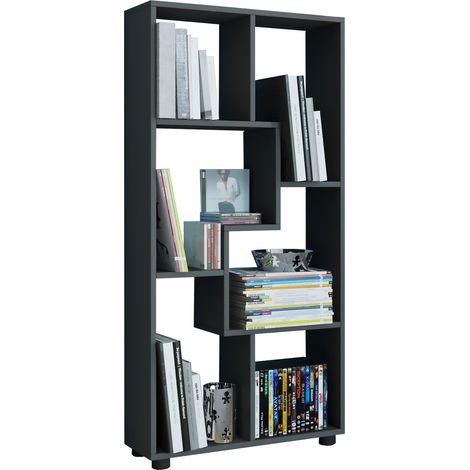 Scaffale in legno divisore libreria Blina 119x60x20 - VCM