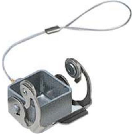 couvercle métallique - avec levier inox - sans joint - pour inserts mâles - gabarit 21.21 - ilme ckax03cxa
