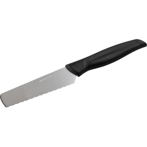 Fackelmann Brötchenmesser 20cm schwarz Frühstücksmesser (1/3)