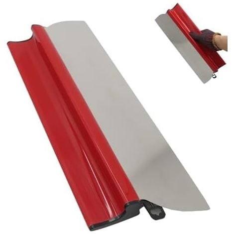 Lame d'écumage pour cloison sèche – Spatule de lissage de 40 cm pour cloison sèche – Truelle de finition semi-flexible durable avec poignée en forme de Z (1/5)