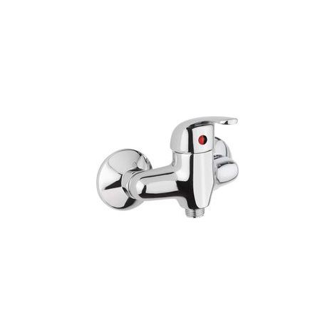 Mitigeur de douche extérieur 12087 – Laiton chromé – Raccordement entraxe 10 cm – Inclus : raccords excentriques 1/2" gaz – Damast (1/4)