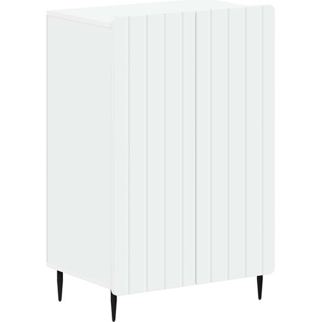 Schuhschrank ZWOLLE 59,5 x 39,5 x 91,5 cm Holzwerkstoff Weiß vidaXL (1/5)