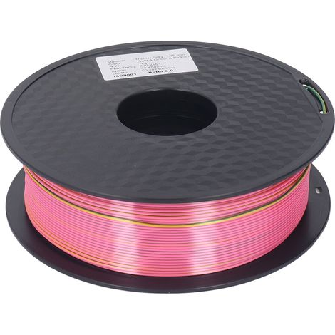 Filament PLA 1,75mm pour imprimante 3D, bobine ordonnée, couleur or vert magenta, consommable d'impression 3D (1/5)