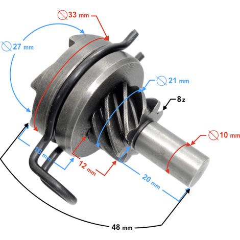 Kickstarter Bendix Falcon 4T Euro 4 SYM Motor (1/3)