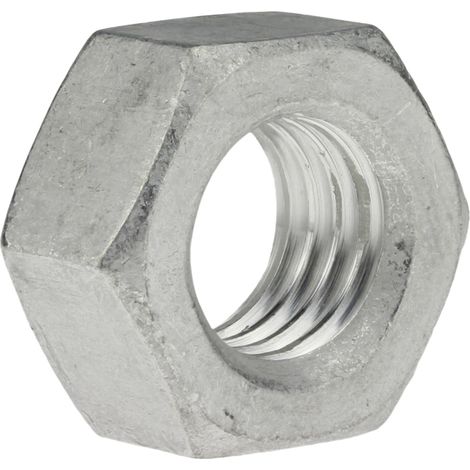 Reidl DIN 934 Sechskantmuttern M 16, Aluminium blank (1/4)