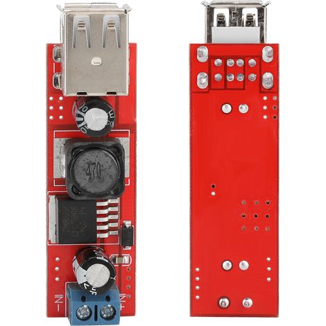 Module régulateur de tension abaisseur 3 A avec double sortie USB 9 V/12 V/24 V/36 V vers 5 V CC pour la charge de véhicules électriques