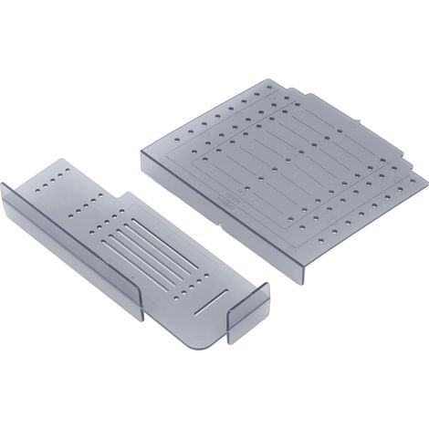 Gabarit de perçage pour poignées de porte et de tiroir, kit de gabarits de montage pour la décoration intérieure (1/5)