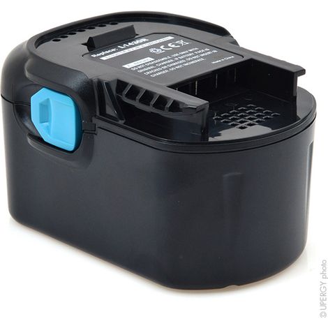 NX - Batterie visseuse, perceuse, perforateur, ... compatible AEG 14.4V 4Ah - 070095643049 (1/5)