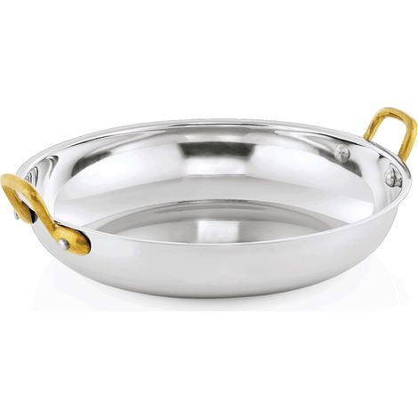 Cuvette de service en Acier au nickel-chrome H 75 mm Ø 240 mm - Was Germany