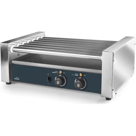 Parrilla eléctrica Lacor electric grill 7 sausages termostato ajustable pies antideslizantes