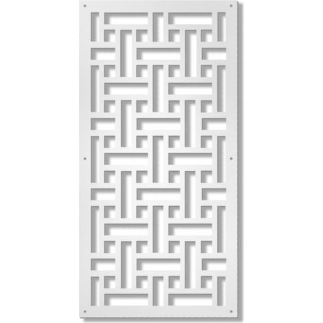 TRAMA - Panneau ajouré en PVC -épaisseur 10 mm - Dimension : 50x150 cm - Couleur : blanc