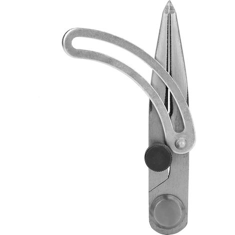 Compasses de Marquage en Cuir 100mm - Outil de Traçage et Gravure Rotatif pour Travail du Cuir