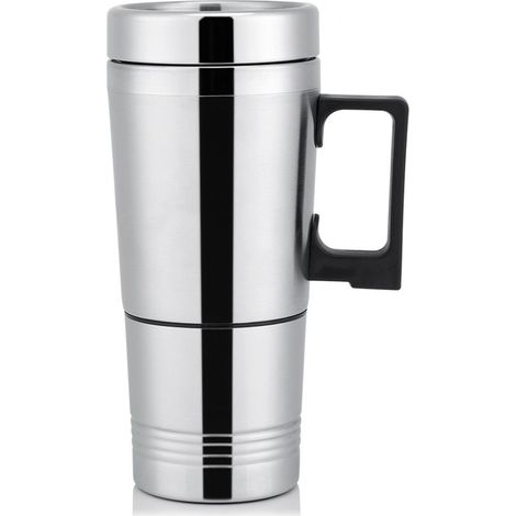 Mug électrique chauffant pour voiture 12V/24V 300ml (café, thé, eau) (1/5)