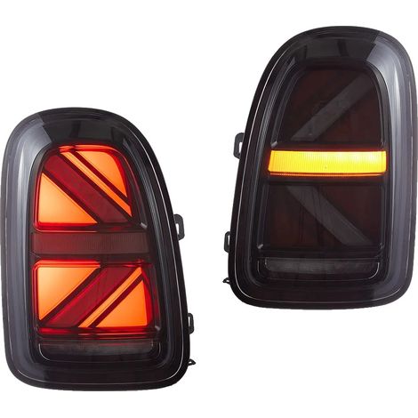 Luci posteriori, Full LED, indicatori di direzione sequenziali, fumé (1/2)