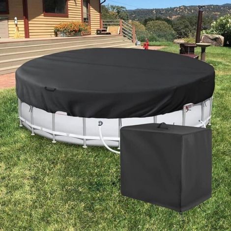 Housse de protection pour pompe de piscine – 84 x 61 x 86 cm – Anti-UV – Pour filtre à sable, piscine hors-sol – Jardin Label (1/4)