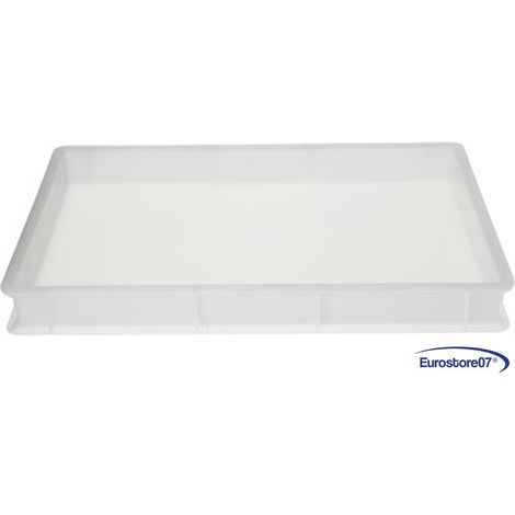 RISTORAZIONE PROFESSIONALE VASCHETTA PIZZA BIANCA alimentare 600x400h100mm
