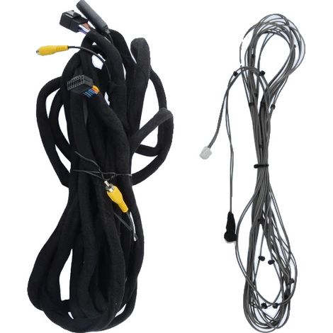 Cavo di prolunga per autoradio, lungo 3 metri, in PVC, peso 0,1 kg, compatibile con i modelli di autoradio Junsun, colore nero.