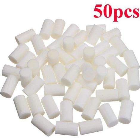 Lot de 50 Filtres en Fibre Blanche pour Compresseur d'Air – Rempla­ce­ment Haute Pression – Système Mayitr (1/5)