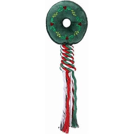 Ce jouet de corde pour chien en forme de bonhomme de neige de Noël est un fantastique jouet de tir à la corde pour chiens, un cadeau de Noël durable qui garantit des heures de plaisir. (1/4)